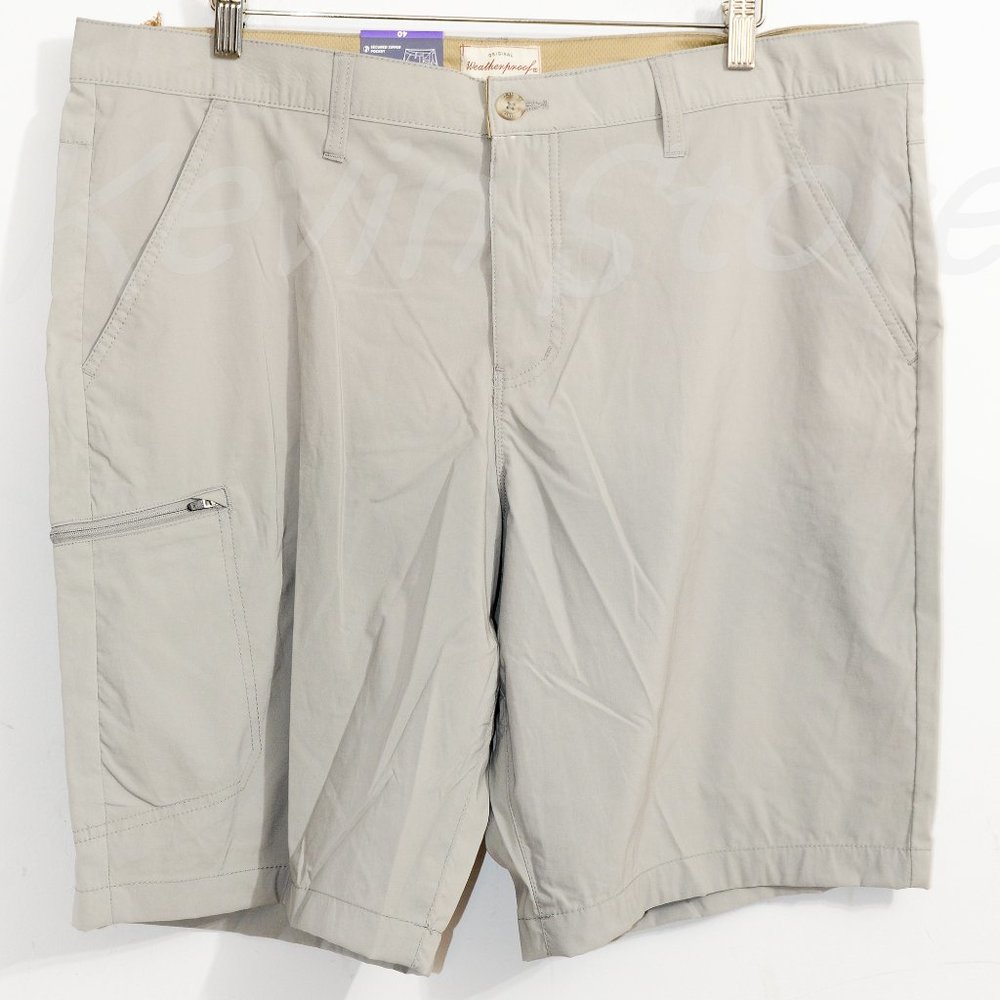 Weatherproof Men's The Trail‎ Shorts Packable Hybrid Quick Dry Shorts Gray